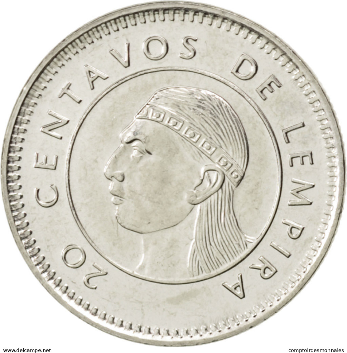 Monnaie, Honduras, 20 Centavos, 1999, SPL, Nickel Plated Steel, KM:83a.2 - Honduras