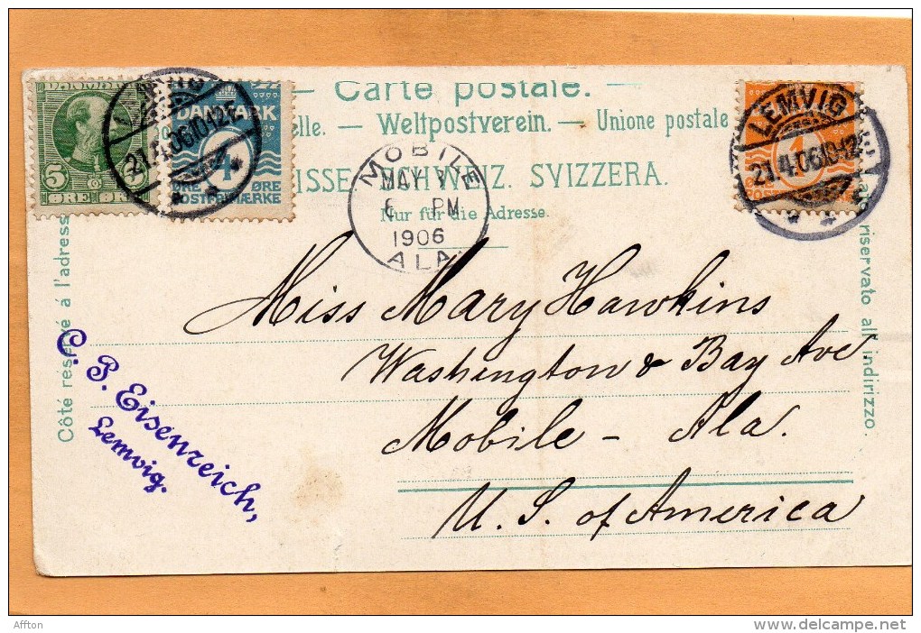 Stansstadt Et Le Stanserhorn 1906 Postcard - Stans