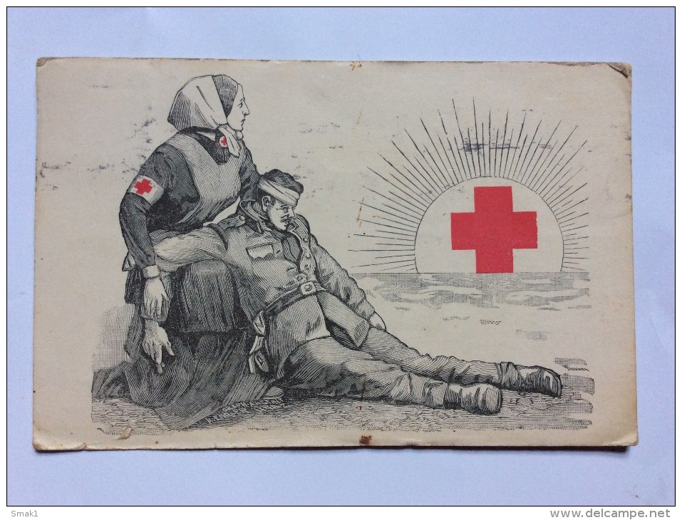 AK   ROTEZ KREUZ    RED CROSS   1915 - Rotes Kreuz