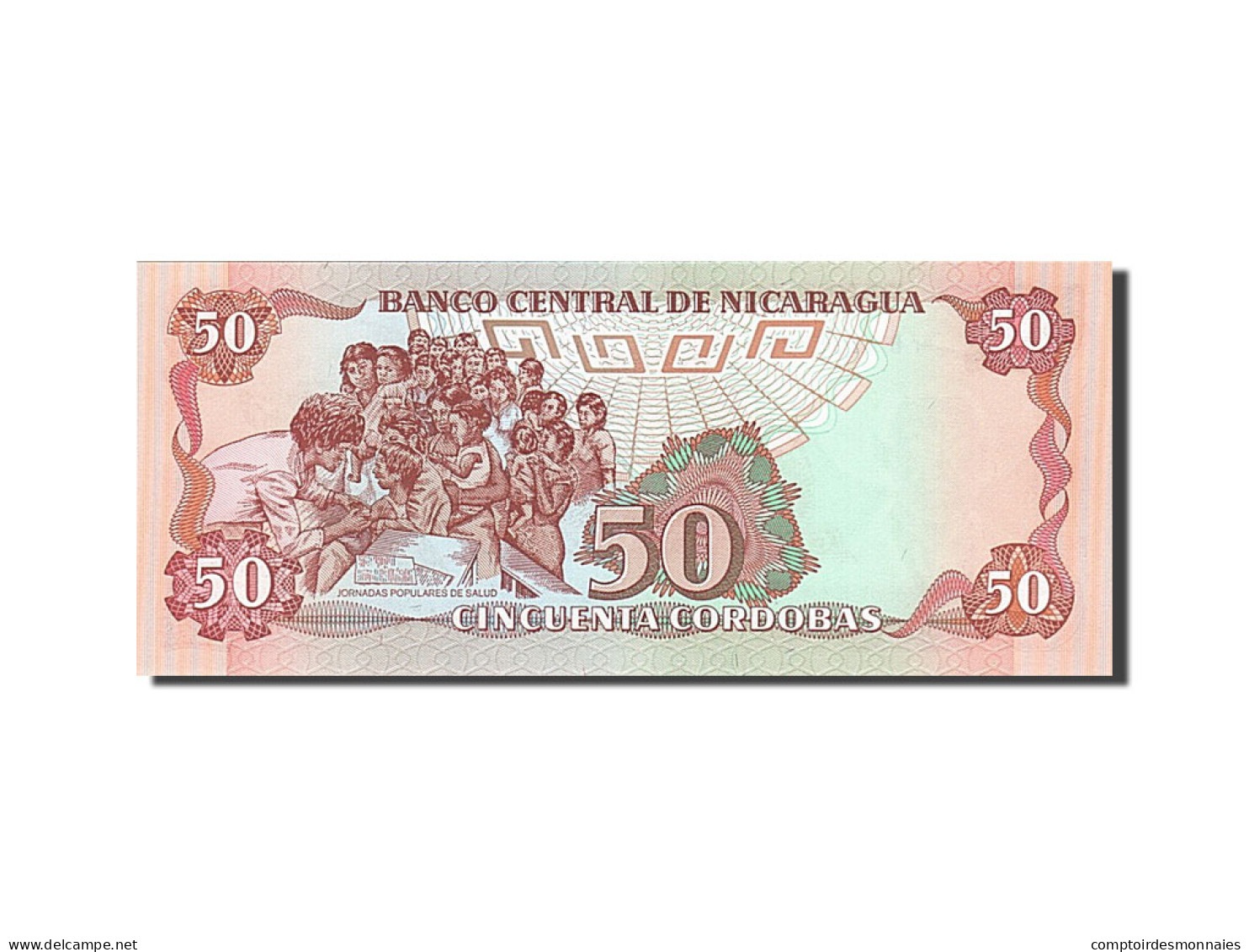 Billet, Nicaragua, 50 Cordobas, 1985, SPL - Nicaragua