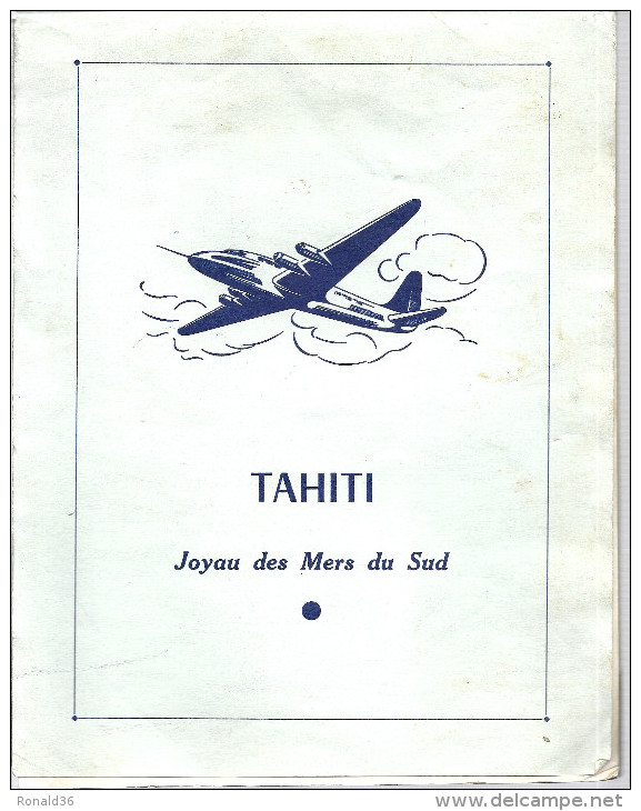 Courrier Lettre Polynésie Française TAHITI Joyau Des Mers Du Sud Femme Tahitienne Chasseur Flore Fleurs Arbuste Avion - Matériel Et Accessoires