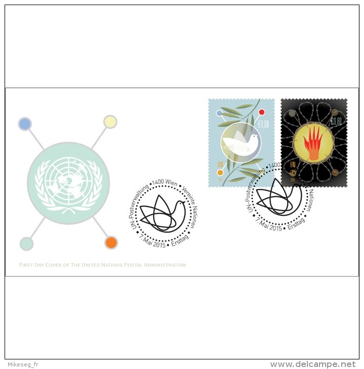 ONU Vienne 2015 - FDC Definitive - FDC