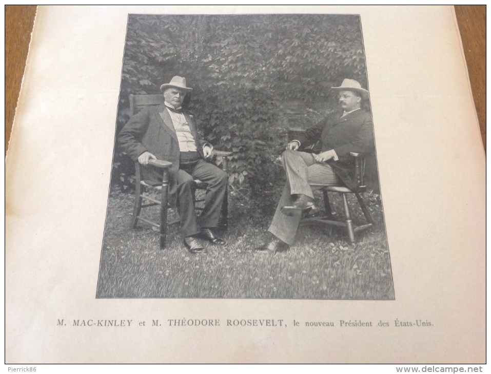 1901 MAC KINLEY Et THÉODORE ROOSEVELT - LE TSAR ET LA TSARINE - SANCTUAIRE DE POMPEÏ - CHÂTEAU DE PIERREFONDS - 1900 - 1949