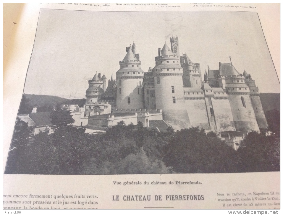 1901 MAC KINLEY et THÉODORE ROOSEVELT - LE TSAR ET LA TSARINE - SANCTUAIRE DE POMPEÏ - CHÂTEAU DE PIERREFONDS