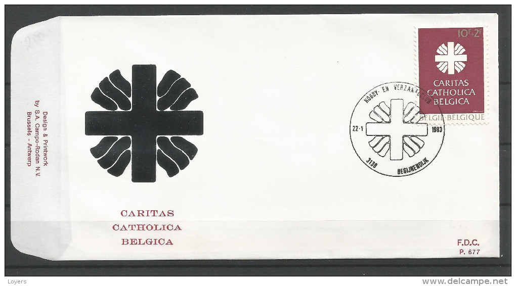 ENVELOPPE FDC (P 677)  TP N° 2078 (CACHET POSTAL DE BRUXELLES-BRUSSEL) - 1981-1990