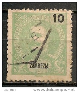 Timbres -  Portugal - Zambèze - 1898 - 10 Reis - - Zambèze