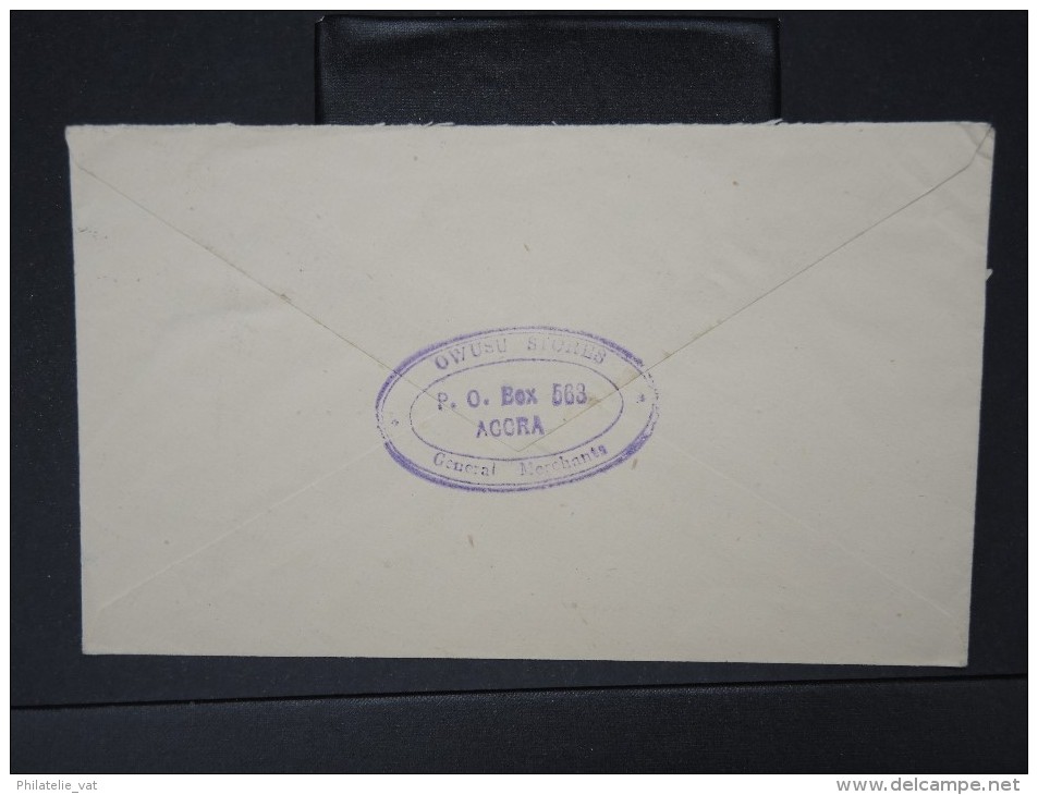 GRANDE-BRETAGNE-COTE D'OR - Lot de 4 enveloppes par avion pour la France période 1949 a étudier P4882