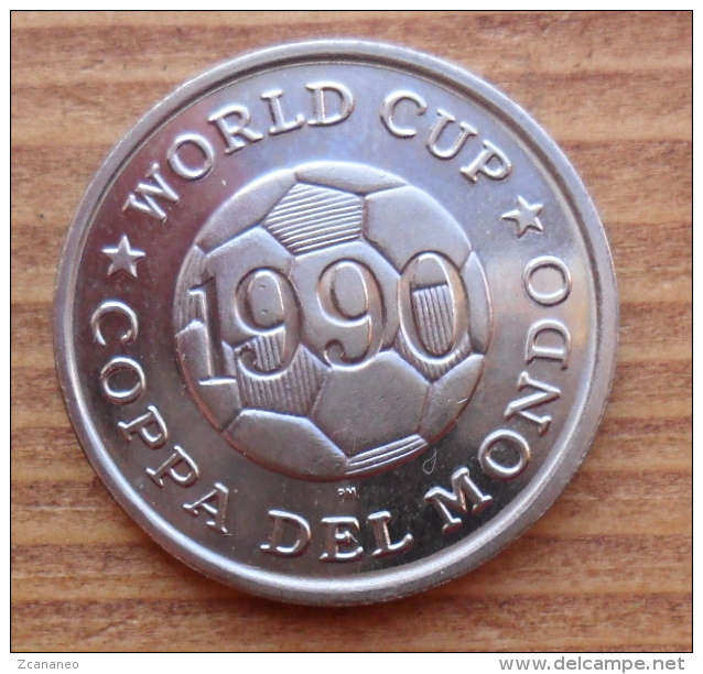 GETTONE COPPA DEL MONDO DI CALCIO 1990 SVOLTOSI IN ITALIA - ROMANIA IN FIOR DI CONIO - - Altri & Non Classificati