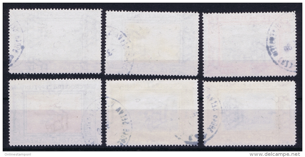 Italia: 1933 Sa Nr  45 - 50   Mi Nr 439 - 444  Used - Airmail