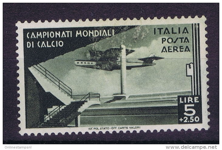 Italia: 1934 Sa Nr  A71   Mi Nr 486 MH/* - Correo Aéreo