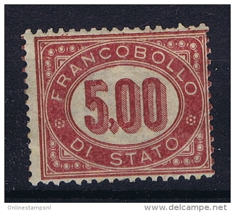 Italia: Service  1875 Sa Nr 7 MH/* - Service