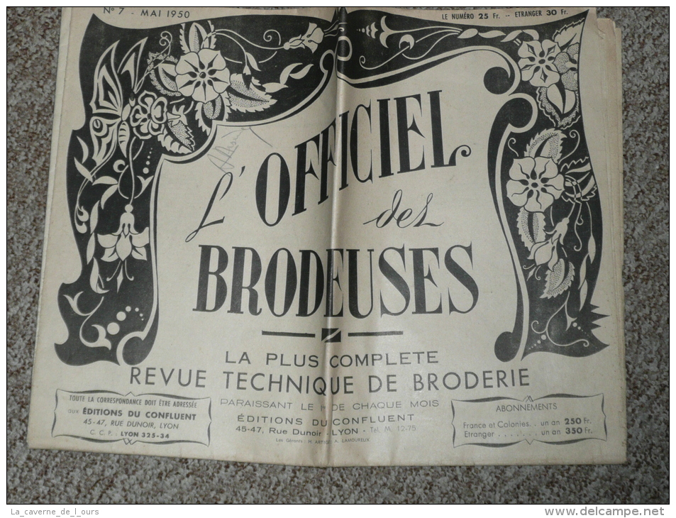 Lot Livre & Revues 1950's Abécédaires Scarlett Broderie Jolies Lettres Brodeuses - Patrons