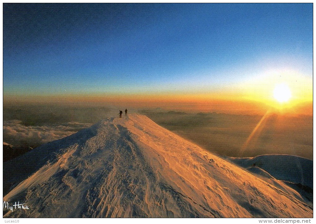 (D) 74   Lecoucher De Soleil  Au Sommet  Du Mont Blanc - Annecy-le-Vieux