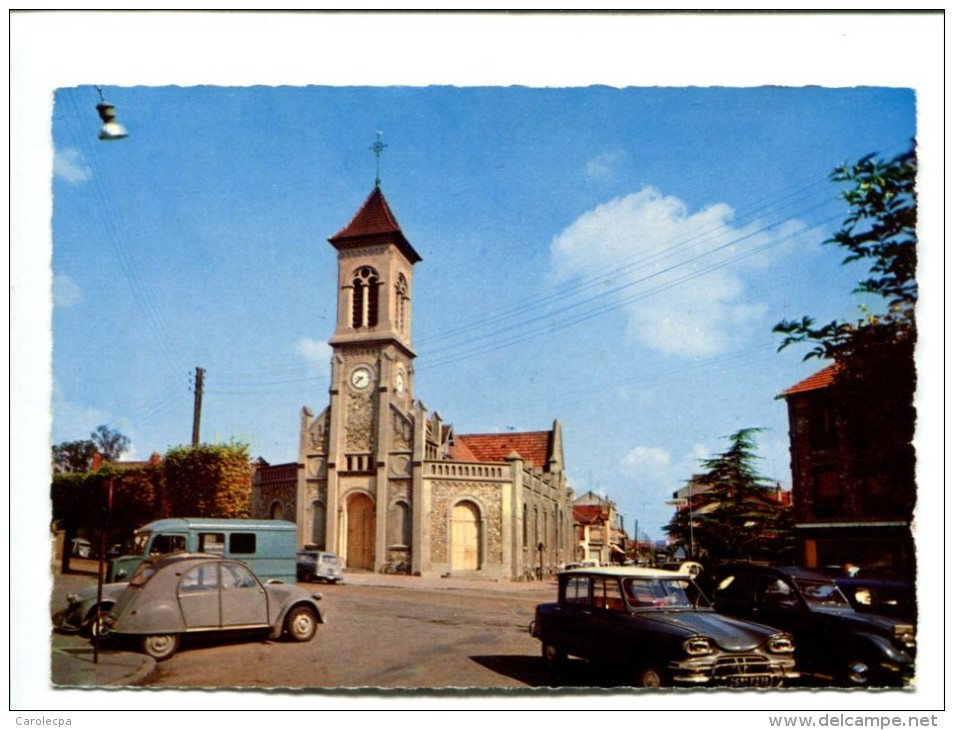 CP -VILLENEUVE LE ROI (94) L EGLISE - Villeneuve Le Roi