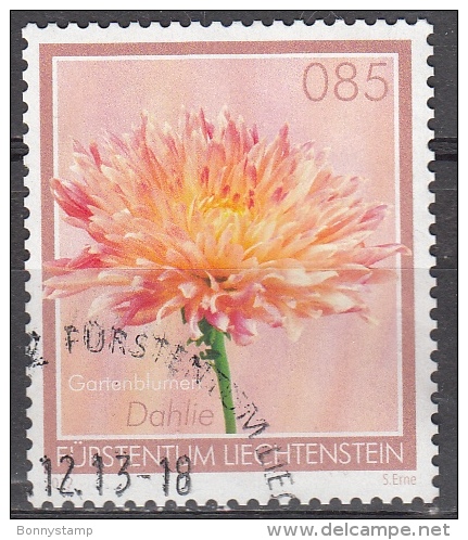 Liechtenstein, 2012 - 0,85rp Dahlia - Nr.1545 Usato° - Gebraucht