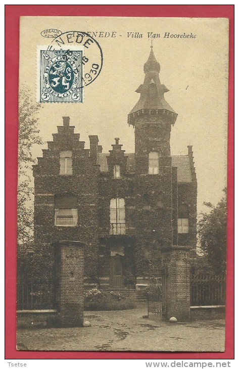 Assenede - Villa Van Hoorelbeke -  1930 ( Verso Zien ) - Assenede
