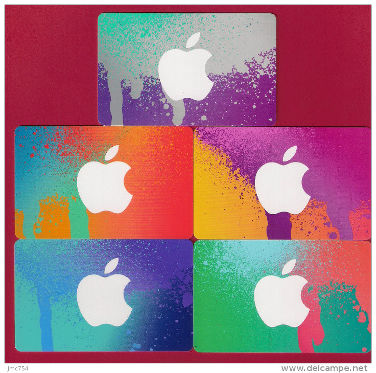 5 Carte Cadeau. Gift Card.   ITUNES      Etat Luxe - Tarjetas De Regalo