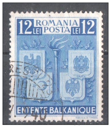 51-572 // ROM -1940   BALKAN ENTENTE   Mi  615 O - Gebraucht