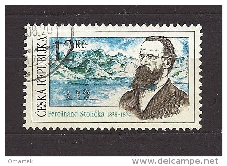 Czech Republic 2008 ⊙ Mi  566 Sc 3392 Travelers, Reisende  F.Stolicka. Tschechische Republik - Used Stamps