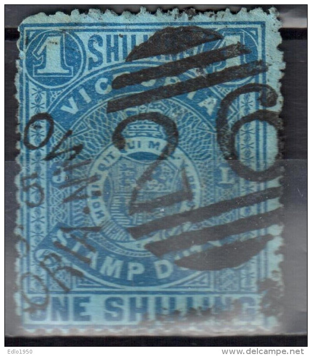 Victoria - Australia 1879/84 - Postal Fiscal Stamp - Mi 17 - Used - Oblitérés