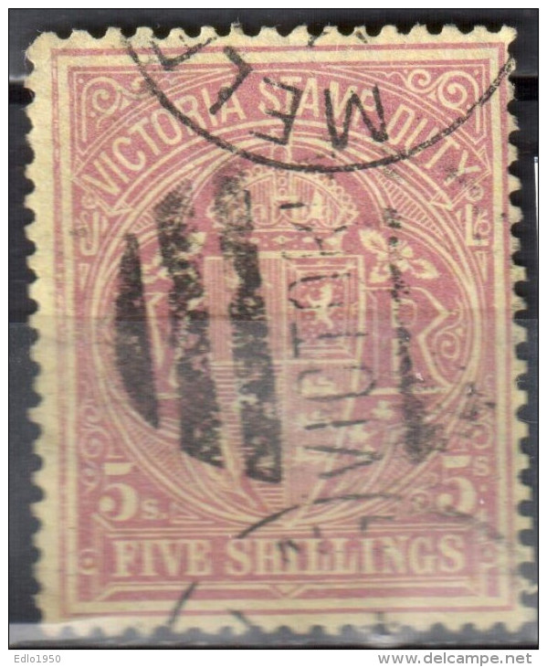Victoria - Australia 1879/84 - Postal Fiscal Stamp - Mi 23 - Used - Oblitérés