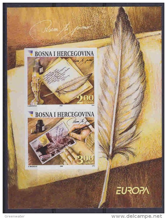 Europa Cept 2008 Bosnia/Herzegovina Sarajevo M/s IMPERFORATED ** Mnh (21792) - 2008