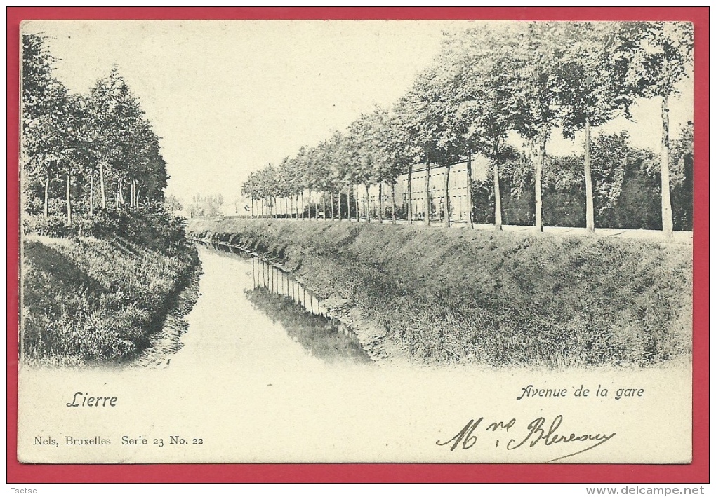 Lier / Lierre - Avenue De La Gare - 1902 ( Verso Zien ) - Lier