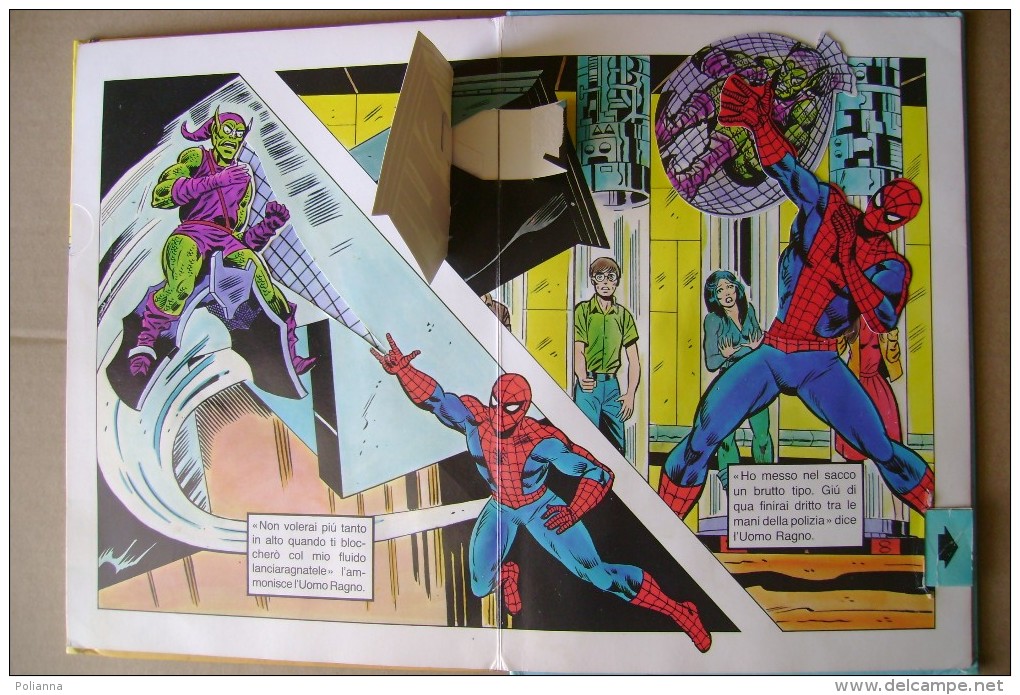 PCP/45 UOMO RAGNO VIENI FUORI! Mondadori 1981 / Pop-up - Spiderman