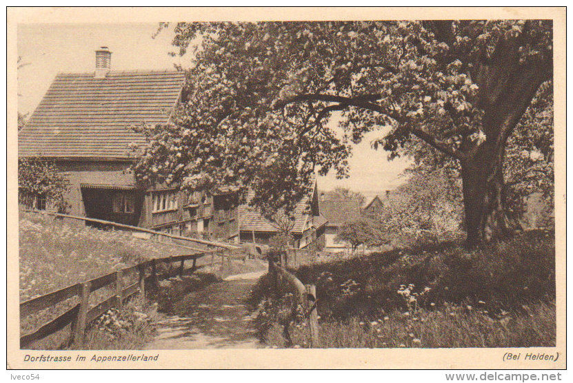 Dorfstrasse Im Appenzellerland  ( Bei Heiden ) - Appenzell