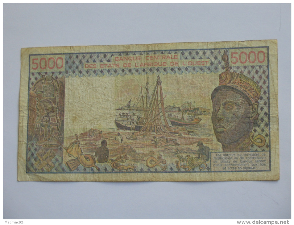 5000  Cinq Mille Francs 1983 - K= Sénégal   **** EN ACHAT IMMEDIAT **** - Senegal