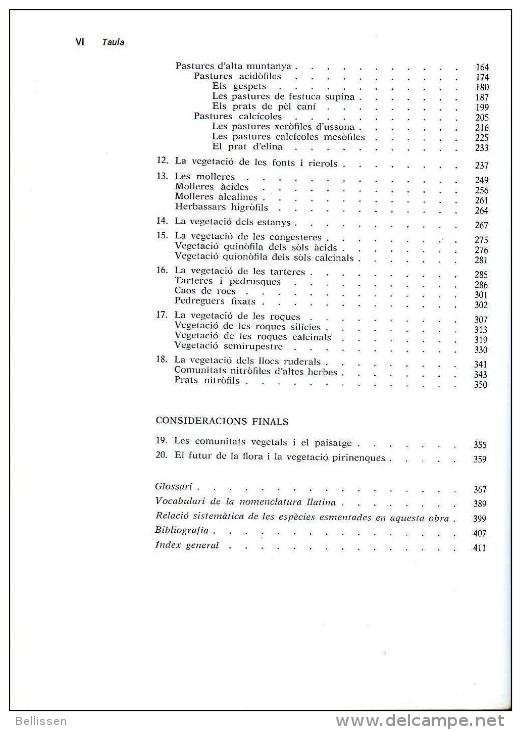 L'altal Muntanya Catalana Flora I Vegetacio Per Josep VIGO I BONADA, Ed. Montblanc-Martin, Barcelona 1976 CATALUNYA - Autres & Non Classés