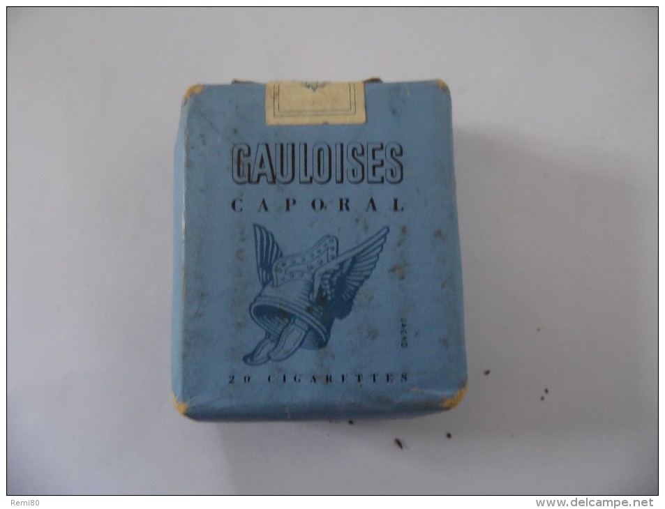 COLLECTION ANCIEN Paquet CIGARETTES GAULOISES BLEUES TROUPE CAPORAL TABAC - Autres & Non Classés