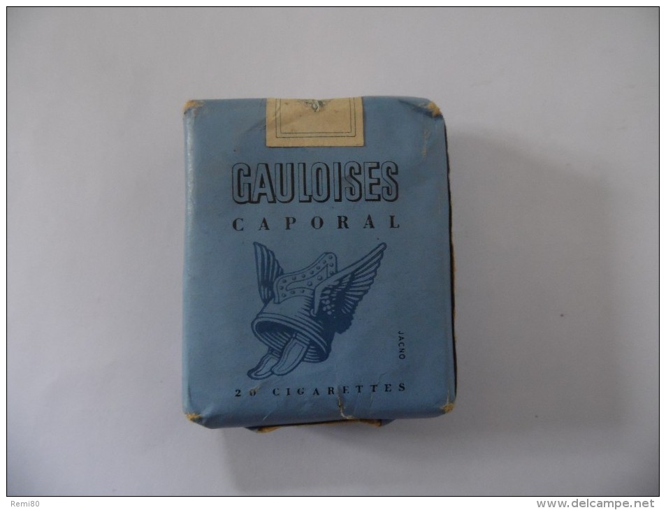 COLLECTION ANCIEN Paquet CIGARETTES GAULOISES BLEUES TROUPE CAPORAL TABAC - Autres & Non Classés