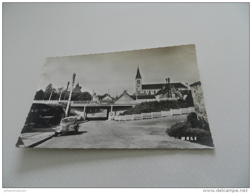 Cp Rosny Sur Seine  L église Et Le Pont - Rosny Sur Seine