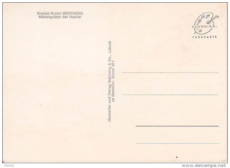 AK Kneipp-Kurort Bevensen - Hünengräber Bei Haaßel (14993) - Bad Bevensen