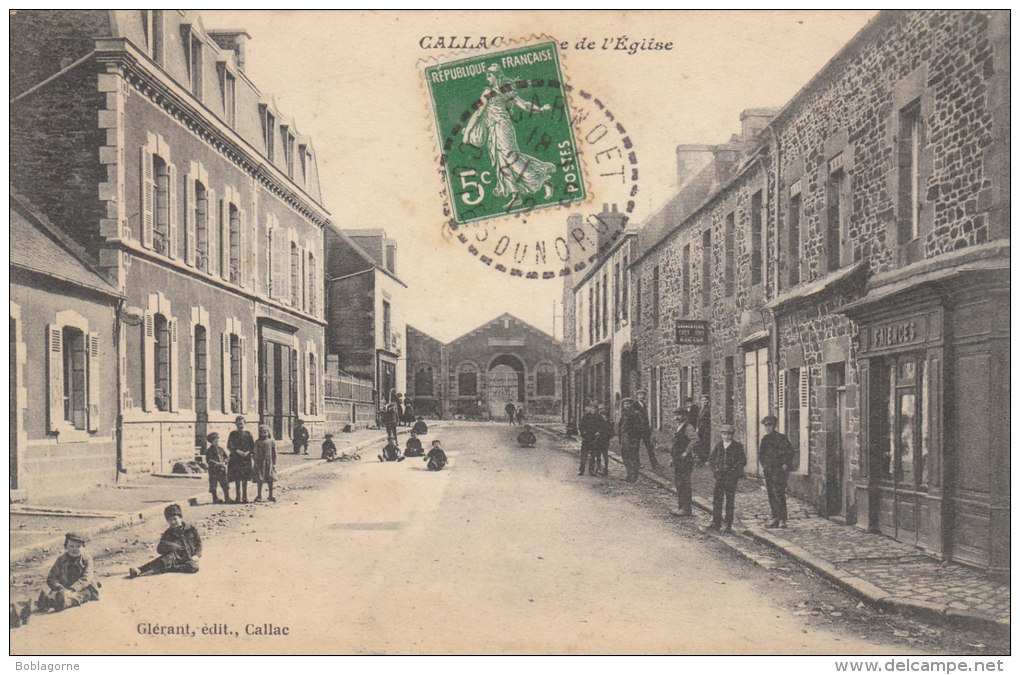 Callac - Rue De L'église - Callac