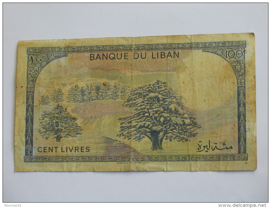 100 Cent Livres- Banque Du LIBAN **** EN ACHAT IMMEDIAT ***** - Liban