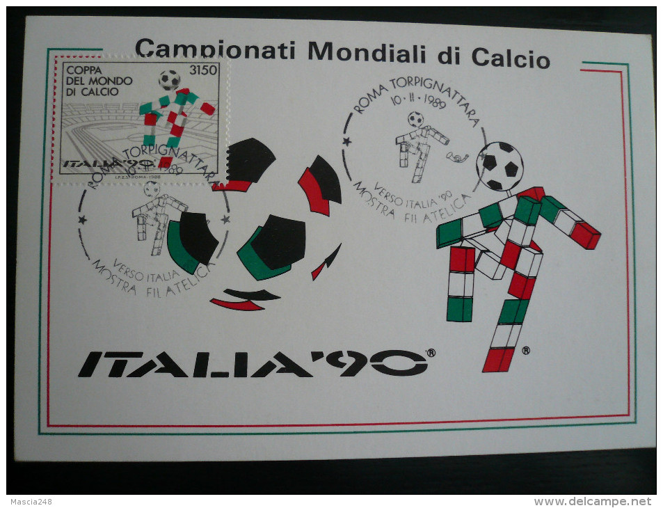 Italy Soccer-Calcio Lit. 3.150  CIAO To 1990 World Football Cup - Non Classés