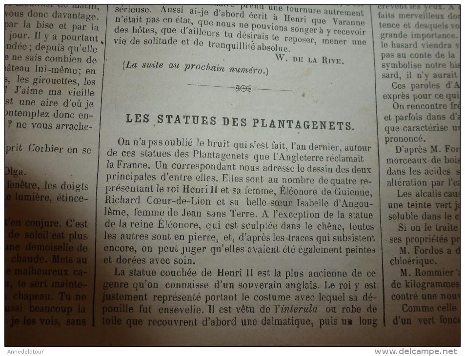 1868 La Villette;L'ile De St-Thomas (Antilles);Les Plantagenets; Abbaye De Lacroma (Raguse) - Non Classés