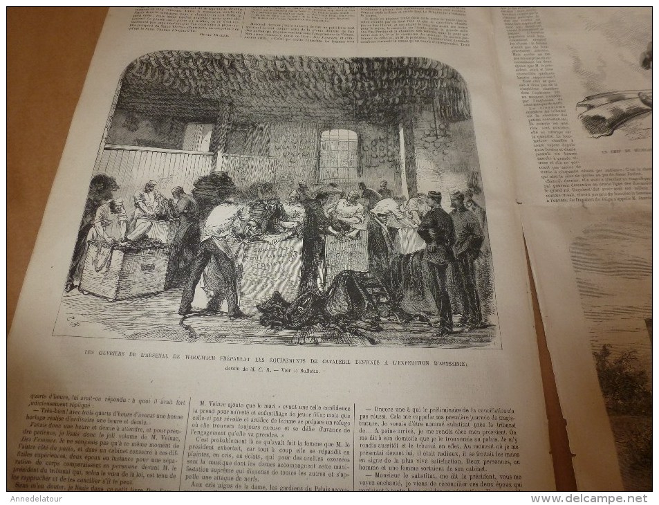 1868 La Villette;L'ile de St-Thomas (Antilles);Les Plantagenets; Abbaye de Lacroma (Raguse)