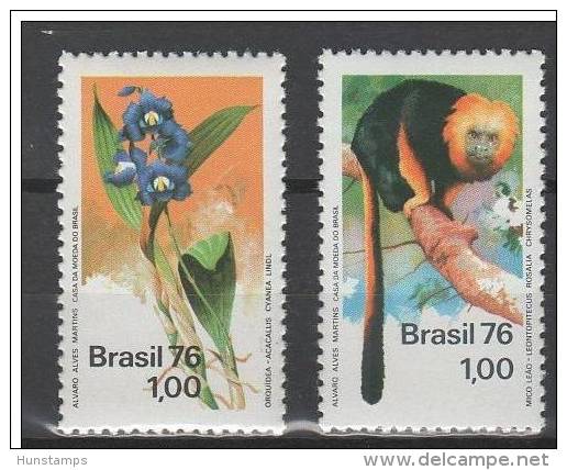 Brazil 1976. Animals / Monkeys Set MNH (**) - Unused Stamps