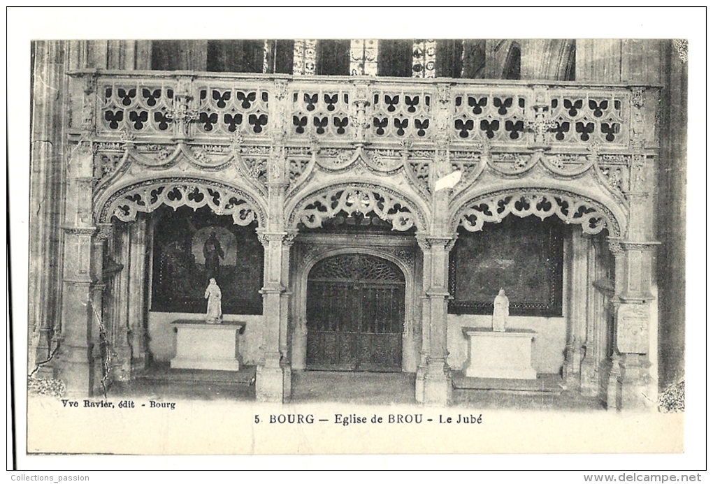 Cp, 01, Bourg, Eglise De Brou, Le Jubé - Eglise De Brou