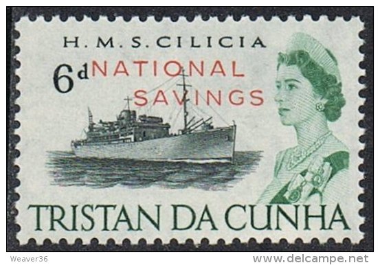 Tristan Da Cunha SG F1 1971 National Savings 6d Unmounted Mint - Tristan Da Cunha