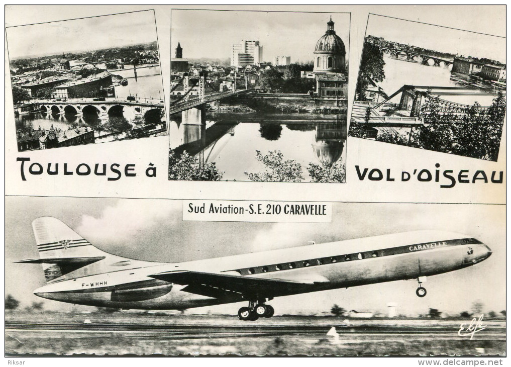 AVIATION(TOULOUSE BLAGNAC) CARAVELLE - 1946-....: Moderne