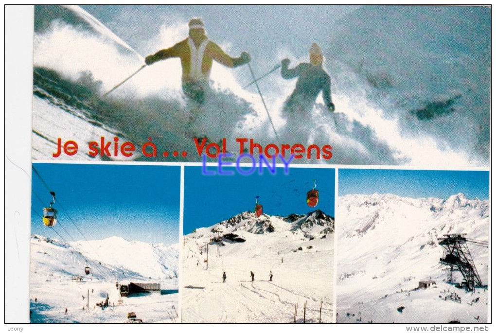 CPM De VAL THORENS    (73) - Je SKIE à .... VAL THORENS - Vues Diverses - - Val Thorens