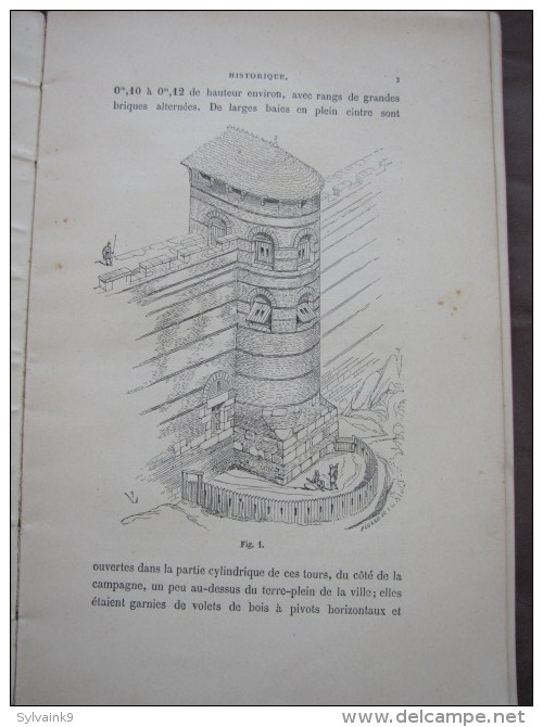 LA CITE DE CARCASSONNE AUDE VIOLLET LE DUC - 1801-1900