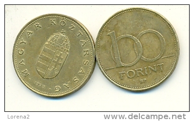 4-1485. Moneda Hungria. 100 Forint 1995. BC - Hungría