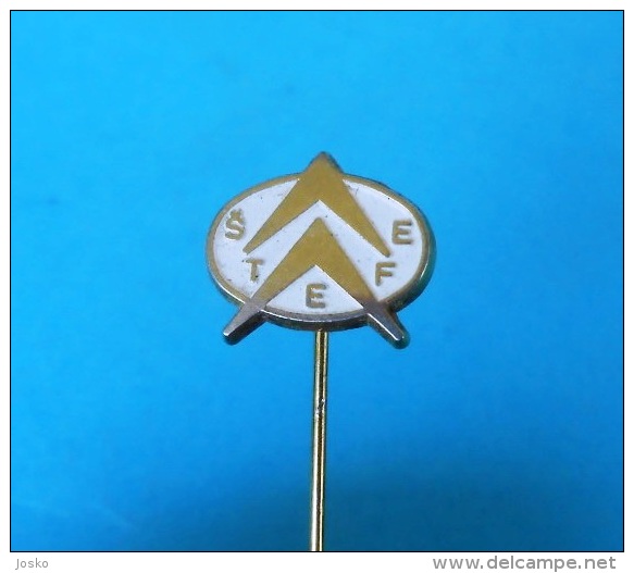 STEFE - CITROEN SERVICE CENTER Old Rare Pin Badge France Car Automobile Automobil Voiture Ansteckanel Distintivo - Citroën