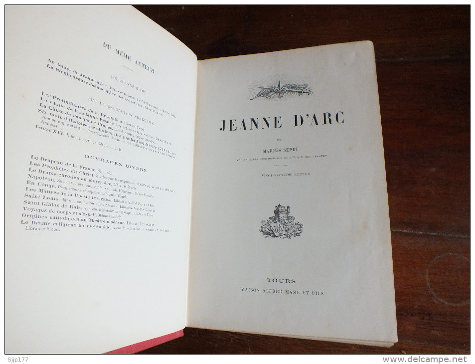 Jeanne D´Arc - Auteur : Marius SEPET - 1901-1940