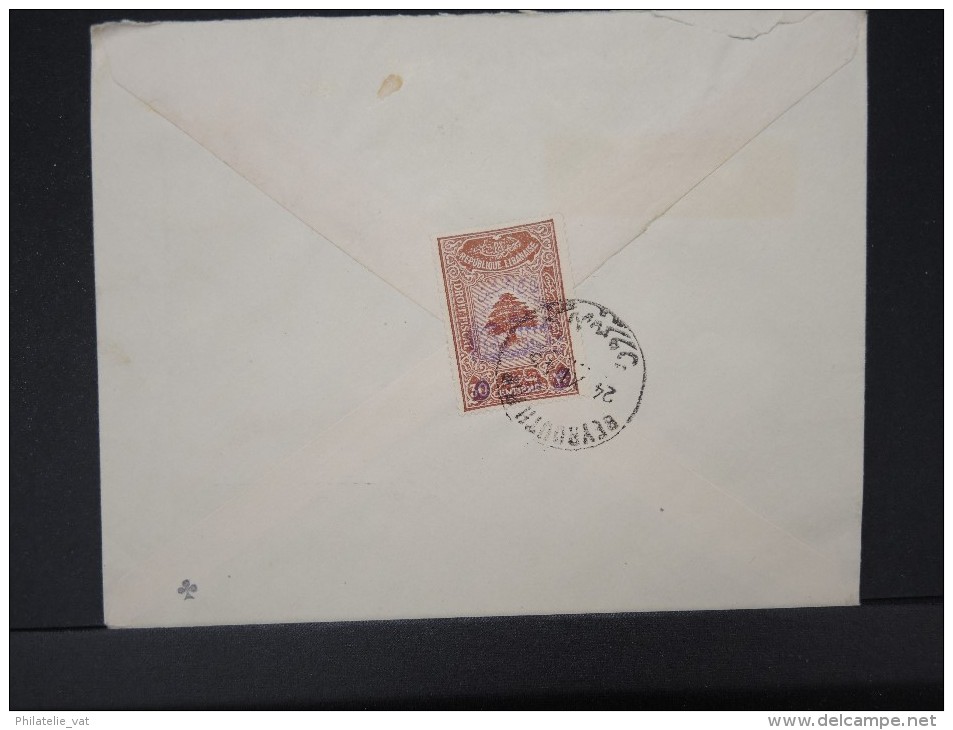 FRANCE-GRAND LIBAN- Enveloppe De Beyrouth Pour  Paris En 1945  Affranchissement Plaisant   A Voir    Lot P4983 - Covers & Documents
